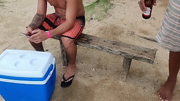 Preview 2 of Indian Pabii - Uma gostosa praia com os atores antes das grava&ccedil_&otilde_es . Paty bumbum - Pitbull Porn - Flakael - Taissa Winkler