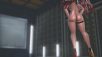 Preview 3 of Big Coke Mouth Fuck - MMD vtuberDola Good night Kiss