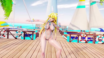 Preview 3 of Japanis Bigg Ass - MMD R18Marine Bloomin
