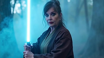 Preview 1 of Shruti Hasin Xxx Video - Granny Slave Princess Leia: My Jedi Mind Fucked Darth Vader Creampie
