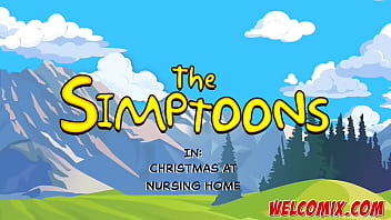 Preview 1 of Me Corro En Su Boca Y Se Enoja - Christmas at nursing home! The Simptoons,  Simpsons Porn Comics