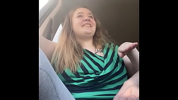Preview 2 of Housewife Pornys - Beautiful Natural Chubby Blonde starts in car and gets Fucked like crazy at home