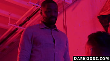 Preview 1 of Aldor Rka - DarkGodz.com - Ebony male&#039_s domination of a petite gay in a raw,  interracial pounding