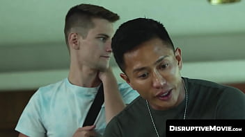 Preview 2 of Indian Mature Mom And Boy - DisruptiveMovie.com - Inked army studs Roman Todd and Jkab Dale dominate recruit Trevor Harris