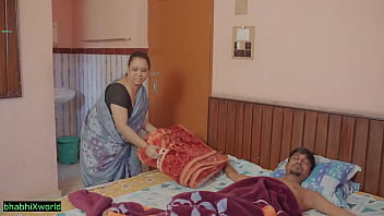 Preview 1 of Big Teacher Smil Boy - Chubby Kamwali Real Fucking with Choto Babu! Desi Sex
