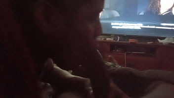 Preview 3 of Hindi Kamasutra Rape Sex Sences - Watching movie turned into getting head