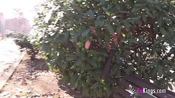 Preview 1 of Seachshemoms Oiled Ass - She masturbates in the street while looking for guys