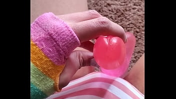 Preview 3 of You Shinoda - Femboy jerking dildo,  gets excited