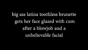 Preview 1 of Ryan Mclean - latina toothless fully glazed after a unbelievable facial