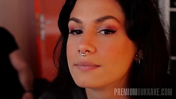 Preview 1 of Xxxvideoy - PremiumBukkake - Noe White swallows 99 huge mouthful cumshots