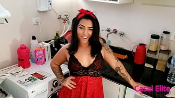 Preview 1 of 7 Yes Girls - Esposa Victoria Dias abaixou pra pegar o caf&eacute_ e levou vara do marido Proton Videos
