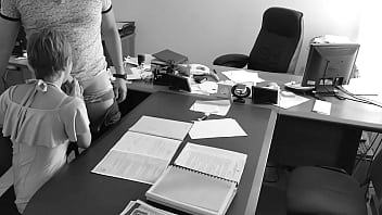 Preview 2 of Wwwx Vidoes Com - The boss fucks his tiny secretary on the office table and films it on hidden camera