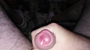 Preview 1 of Beeg Soksa - I&#039_m jerking my thick dick in colorful socks! Huge cum!