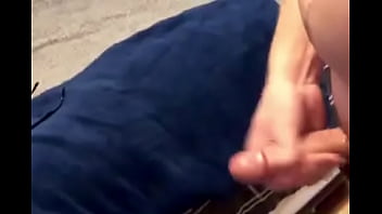 Preview 2 of Sex On A Camping Chair - Close up view of my huge load! Throbbing cock!