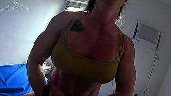 Preview 3 of EnFermeira - Strong bices by muscular Paula