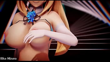 Preview 4 of Wtf Pass Creampie - MMD R18 Adorable girls dancing to LUVORATORRRRRY