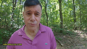 Preview 1 of Sex Reap V - &amp_ His Boy Tag Team Girl Lost in Woods! &ndash_ Marilyn Sugar &ndash_ Crazy Squirting,  Rimming,  Two Creampies - Part 1 of 2