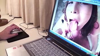 Preview 1 of Brother Japanese - Japanese Step-Mom caught Boy watching Porn and help him with First Time Creampie Fuck in Uncensored Japan Porn