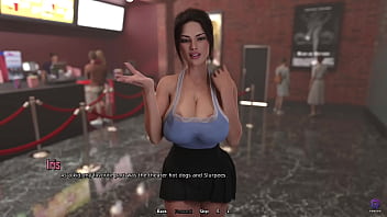 Preview 2 of Hindi Video Sister Ko Choda - Horny Stepsister Giving Me Blowjob While Watching a Movie - 3D Hentai Animated Porn - Life in Santa County