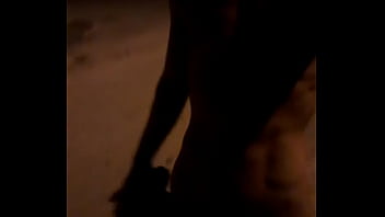 Preview 4 of Sophia Leone 3x - Universitario Desnudo en la calle,  caminando.