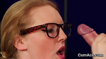 Preview 3 of Elizabeth Martinez - Randy idol gets jizz load on her face eating all the love juice