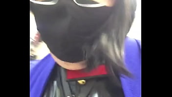 Preview 4 of Super Sexxxx - Latex crossdress go to store with ball gag