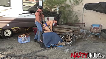 Preview 1 of Hell Loop - NASTYDADDY Latino Armond Rizzo Raw Fucked By Hunky Jack Dye