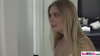 Preview 2 of Xxx You Nilu Good - Dirty teen Percy Sires cleaned stepbrothers dick before he fucked her pussy