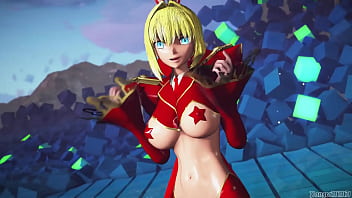 Preview 3 of Lesbian Girls Trib - MMD  Nero Reverse Bunny  Red Velvet  Bad Boy