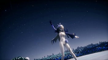 Preview 2 of Hose Girls - MMD h o n k a i S a s a no H a s a r a r a