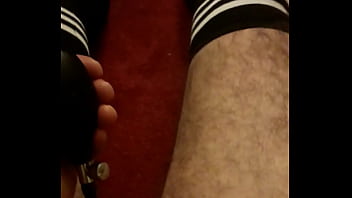 Preview 2 of Malaysia Uum Sex - ME little Saska pumping my ass in knee socks and flat shoes