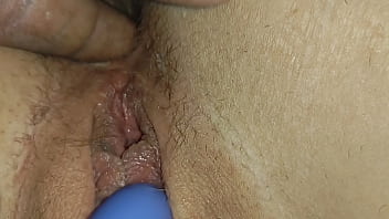 Preview 4 of Sunny Leone Xxxideo - Vibe clit with my cock inside