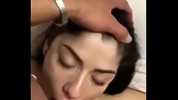 Preview 1 of Big Boobs Cute Girl Sex - Sexy Latina GF sucks stranger in front of me