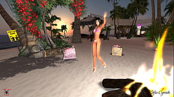 Preview 2 of Sex Malika - BEACH STRIPTEASE