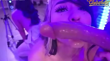 Preview 3 of Alexies Texes - Dancing Cosplay Babe with Amazing Deepthroat Skills