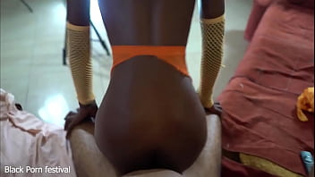 Preview 3 of Kinky Sex - Dark skin skinny body getting dick down