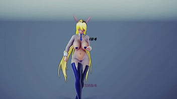 Preview 3 of Lesbian Sex With Redlips - FGO MMD R18 Wiggle Wiggle Reverse Bunny Artoria