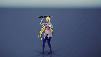 Preview 4 of Lesbian Sex With Redlips - FGO MMD R18 Wiggle Wiggle Reverse Bunny Artoria