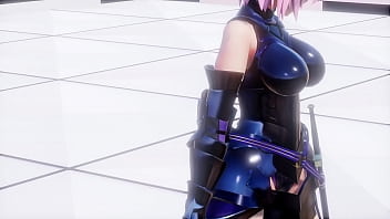 Preview 1 of Sophie Dee Hijab - Fate MMD Masked bitcH R18