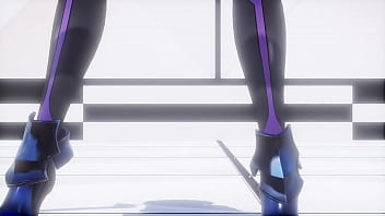 Preview 4 of Sophie Dee Hijab - Fate MMD Masked bitcH R18