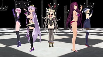 Preview 2 of Cam Show Wifebucket Mario - Fate MMD FGO