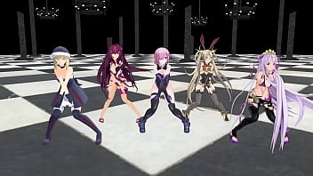 Preview 1 of Cam Show Wifebucket Mario - Fate MMD FGO