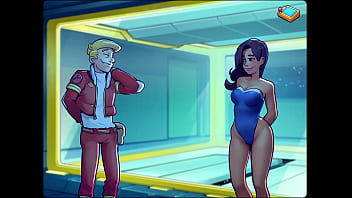 Preview 1 of Police Adn Hat4 - Let&#039_s Play - Space Rescue: Code Pink,  Lune Anal