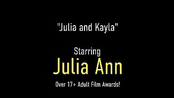 Preview 1 of Xxx Desi Old Lady 3gp - Top Heavy Hot Milf Julia Ann Tongues Sweet Sexy Slut Kayla Paige!