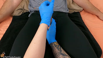 Preview 1 of Eyeroll Orgasm - nurse stimulates her patient