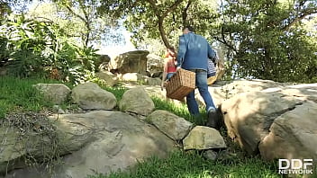 Preview 1 of Hot Xxxxxxx Moves - Stepdad Nails Asian Stepdaughter Vina Sky&#039_s Tasty Sausage Mitten