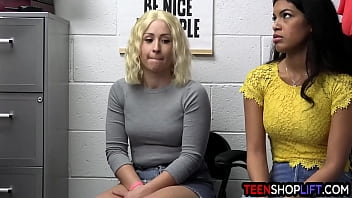 Preview 2 of Bdm Brutal - Teen best friends Maya Farrell and Goldie Glock suspected of stealing