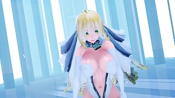 Preview 4 of First Time Anal Fuck Rl - Fate MMD Conqueror Nero Claudius Bride L2