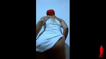 Preview 3 of Www Xvideos Chut Com - mature blonde lifting her dress and showing her delicious ass