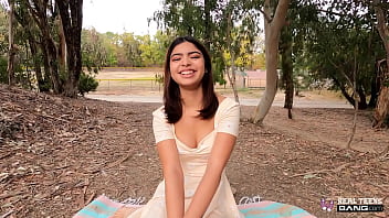 Preview 1 of Long Foreskin Dick Cuming - Real Teens - Cute 19 Year Old Latina Shoots Her First Porn